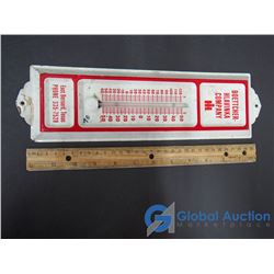 Boettcher-Hlavinka Company Adversting Thermometer