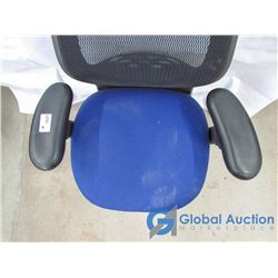 Blue Mesh Back Office Chair