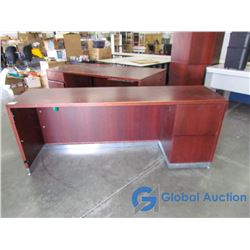 2 Piece Desk Set with Drawers with Lock no Key