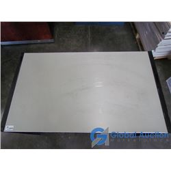 Black & Beige Metal Desk