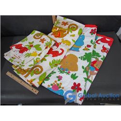 Children's Curtin Set, & Children's Handmade Blanket