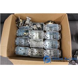 Assorted Electrical Boxes with Plug-in & Light Switches