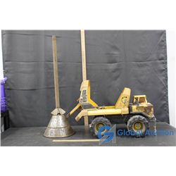 Vintage Laundry Agitator & Toy Truck