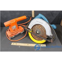 Black & Decker Electric Sander & Jepson Electric Circle Saw