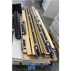 6 Rectangular Desk Tops & Wooden Desk Trims