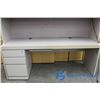 Image 3 : 2 Piece Desk With Cabinets And Drawers (Can Separate for Moving purposes)