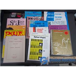 Assortment Of Music Books & Sheet Music