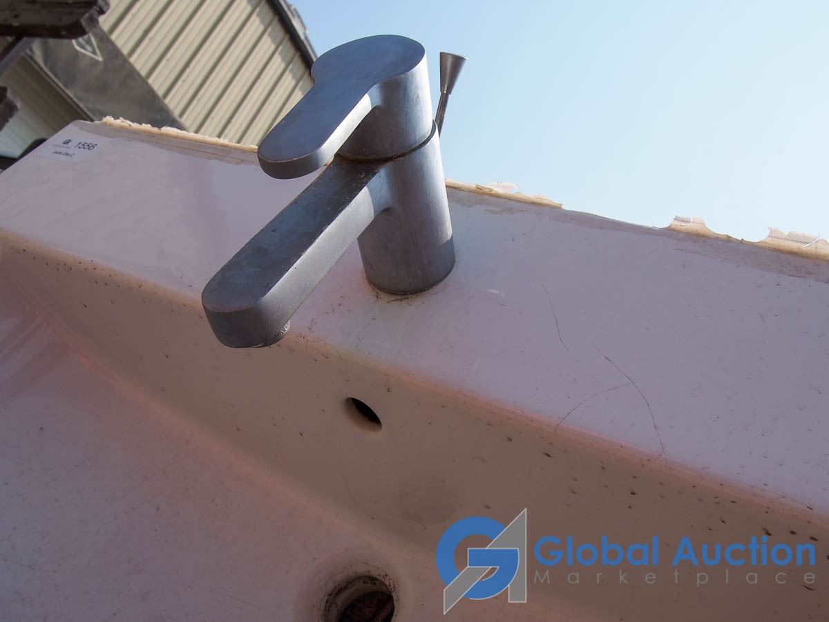 Porcalain Sink Hairline Cracks W/ Tap