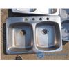 Image 2 : (3) Stainless Steel Double Sinks