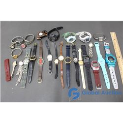 26 Quartz Watches - Some Need Batteries