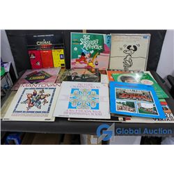 Records - Walt Disney The Sorcerer's Apprentice, the Story of Snoopy's Christmas, Mantovan, The Ink 