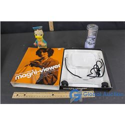 Donald Duck Toy, Star Wars Tin, Magni-Viewer