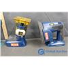 Image 6 : Roybi 18 Volt Cordless Tools - Reciprocating Saw, Flash Light, Impact Drill, Sander, Router, and Rad