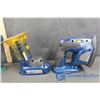 Image 7 : Roybi 18 Volt Cordless Tools - Reciprocating Saw, Flash Light, Impact Drill, Sander, Router, and Rad