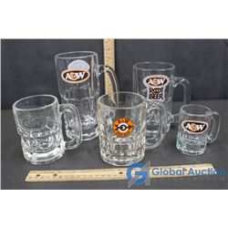 (5) A&W Root Beer Mugs