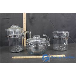 Pyrex Coffee Pots and Kettles (3)