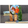 Image 9 : RCMP Cookie Tin, Ash Trays, Salt and Papper, Candy Tin, Canada Dry Bottle, etc.