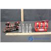 Image 1 : Mini Coke Bottles, Tin Train (Needs Battery), and Mini Coke Lunch Box Ornament