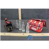 Image 2 : Mini Coke Bottles, Tin Train (Needs Battery), and Mini Coke Lunch Box Ornament