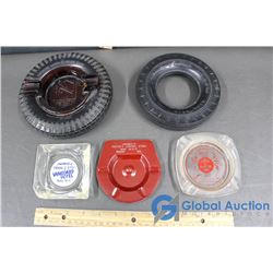 Ash Trays - Good Year, Dominion Royal, Foster's General Store, Vanguard Hotel, Laketown Hotel