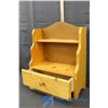 Image 1 : Wooden Shelf w/Drawer