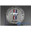 Image 1 : Nothing Moves Like A Mustang Embossed Tin Sign