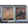 Image 1 : (2) Vintage Wood Framed Prints