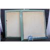Image 2 : (2) Vintage Wood Framed Prints