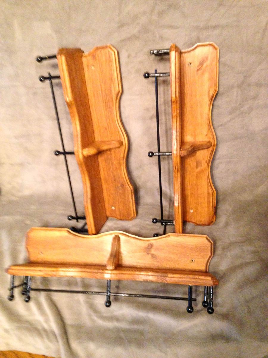 (3) Wooden Knick Knack Shelves