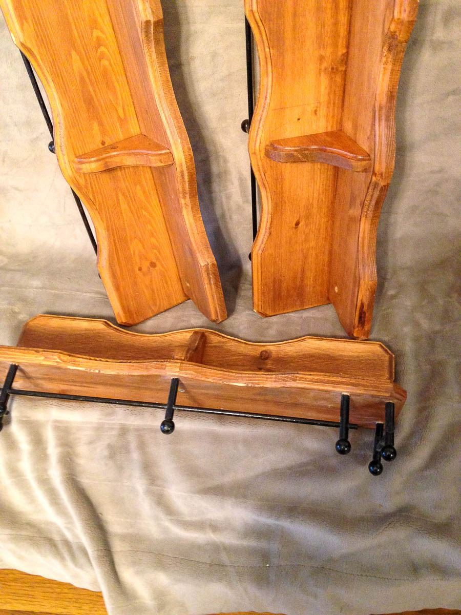(3) Wooden Knick Knack Shelves