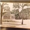 Image 3 : "Stone School House" UofS Watercolour & Pen Drawing by E. Hirsch
