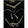 Image 4 : (3) 1950s Rhinestone Necklace Sets