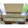 Image 3 : Glass Display Cabinet with 3 Storage Drawers