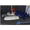 Image 1 : Pepsi Cola Plastic Crate, Microsoft Web Cam, Desk Mike, Keyboard, etc.