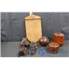 Image 1 : Assorted Wooden Items & Containers