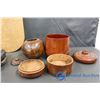 Image 3 : Assorted Wooden Items & Containers