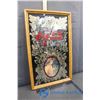 Image 1 : Coca Cola Glass Clock in Frame