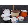 Image 1 : Enamel Ware Pots