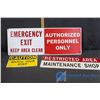 Image 1 : (4) Shop Safety Signs