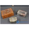 Image 1 : (3) Fancy Boxes & Contents