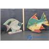 Image 1 : (2) Large Wooden Fish