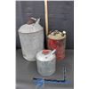 Image 2 : Galvanized Gas Cans (3)