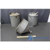 Image 1 : Medal Gas Can (2) and Metal Funnel