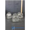 Image 8 : Glass Nabob Jar with Lids (6)