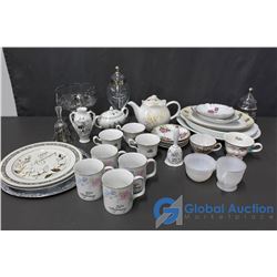 Assorted China and Kitchenware
