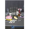 Image 1 : Assorted Glasses, Cosmetic, Cups and Miscellaneous Items
