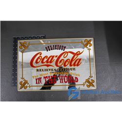 Coca-Cola Mirrored Glass Picture