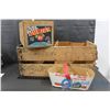 Image 1 : Wooden Highland Beautiful Orange Crate, Wooden Junior B.C. Apple Crate, & Mcintosh B.C. Apple 4L App