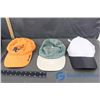 Image 2 : (3) Ball Caps, (2) Fedoras, and a Felt English Driving Cap