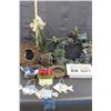 Image 1 : Assortment of Garden Wreaths, Shadow Box, & Floral Decor